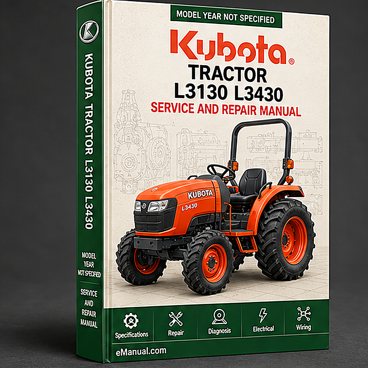 KUBOTA Tractor L3130 L3430 L3830 Workshop Service Manual