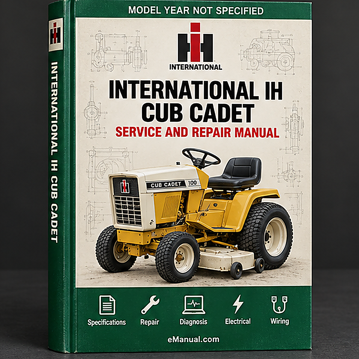 International IH Cub Cadet 70 & 100 Tractor Illustrated Parts Manual Parts List IPL