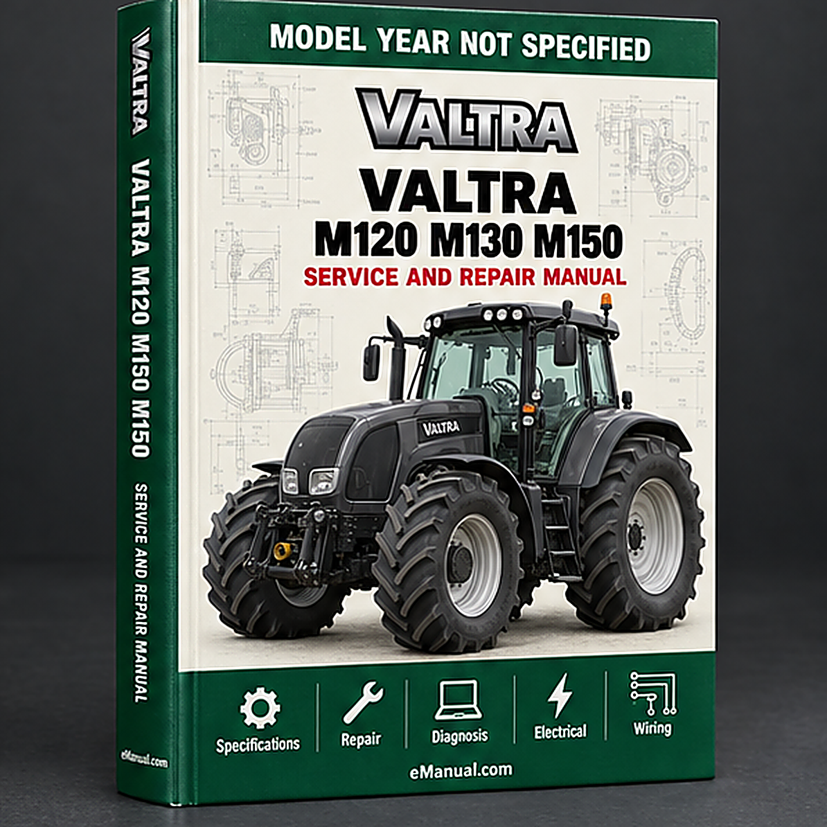 Valtra M120 M130 M150 T120 T130 T140 T150 T160 T170 T180 T190 Tractors Complete Workshop Service Repair Manual