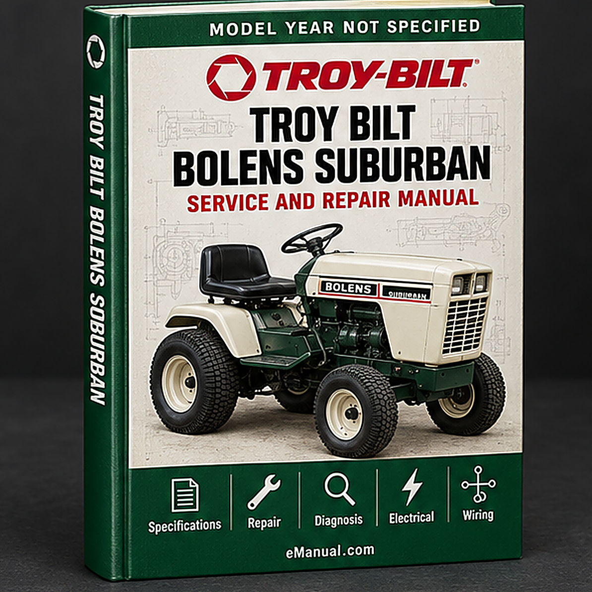 Troy Bilt Bolens Suburban Tractor ST Series Complete Workshop Manual