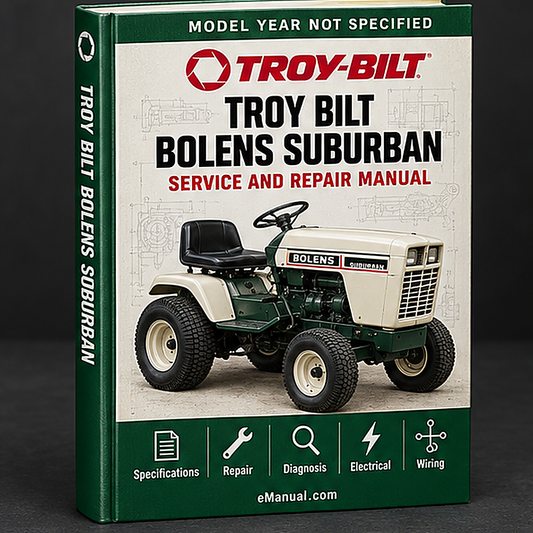 Troy Bilt Bolens Suburban Tractor ST Series Complete Workshop Manual