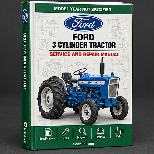 Ford 3000 3 CYLINDER Tractor ILLUSTRATED Parts List Manual