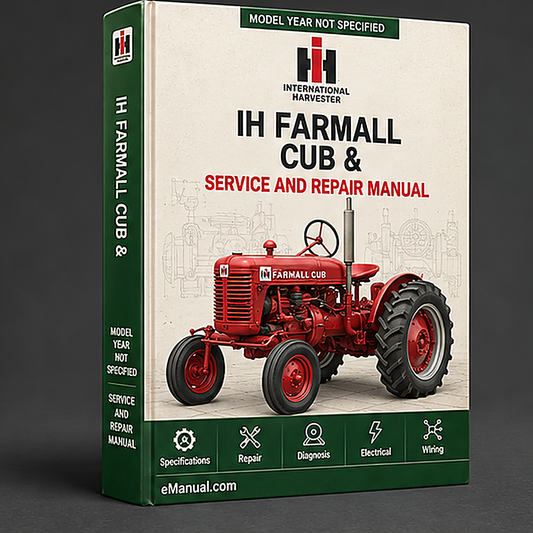 IH Farmall Cub & LoBoy Lo-Boy Tractor Service Repair Manual GSS-1411