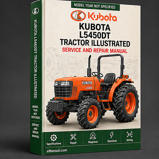 Kubota L5450DT Tractor Illustrated Master Parts List Manual