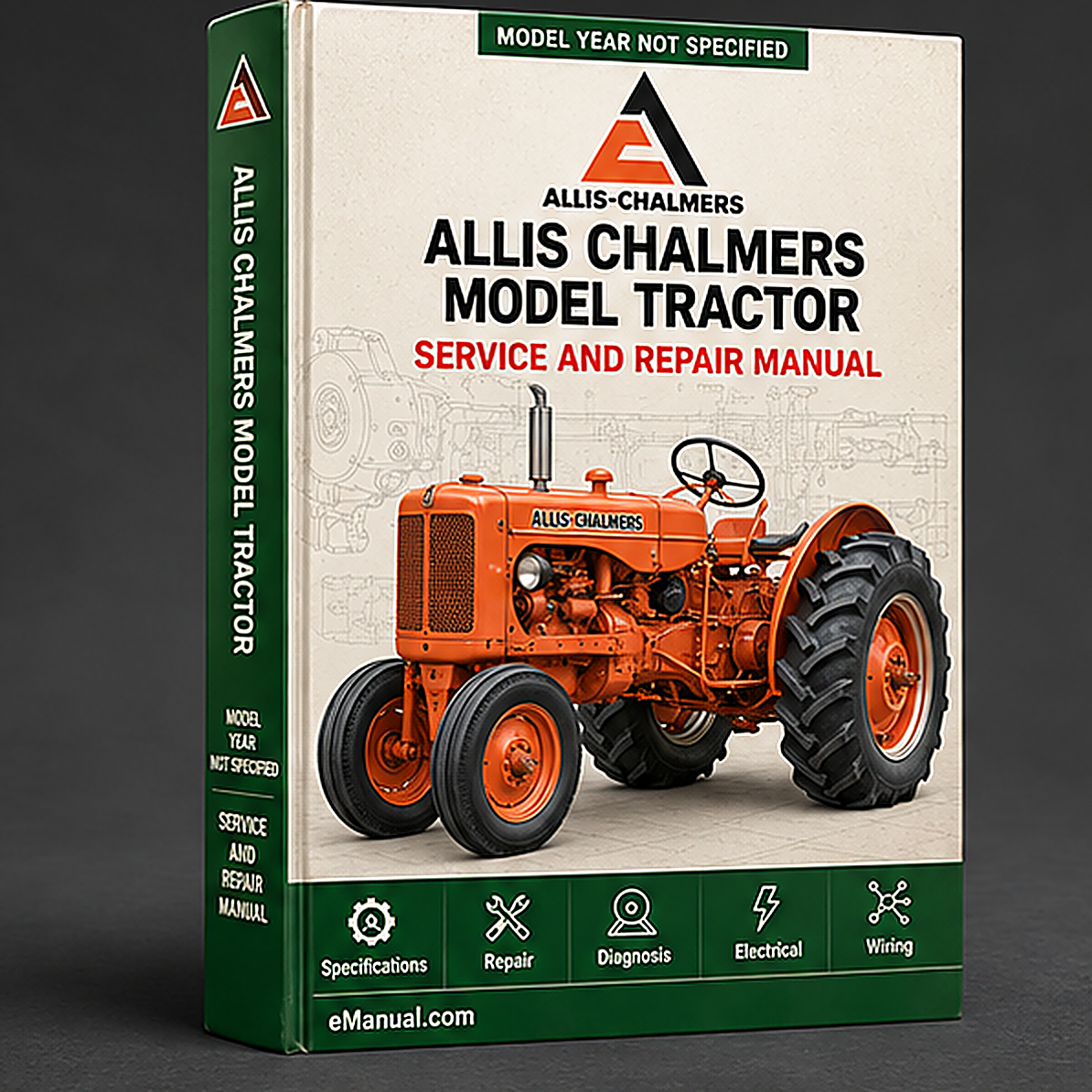 Allis Chalmers Model 8050 Tractor All Service Repair Manual