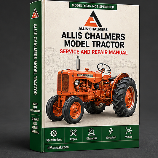 Allis Chalmers Model 8050 Tractor All Service Repair Manual