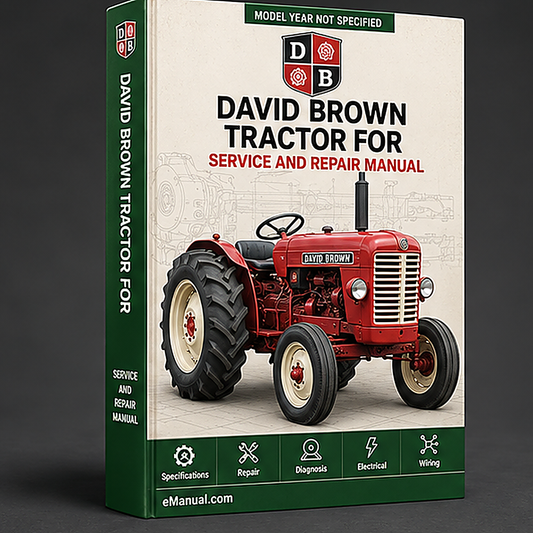 David Brown 1390 Tractor Workshop Service Manual for Repair