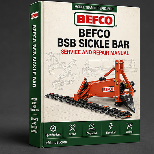 BEFCO Parts Manual BSB Sickle bar mowers