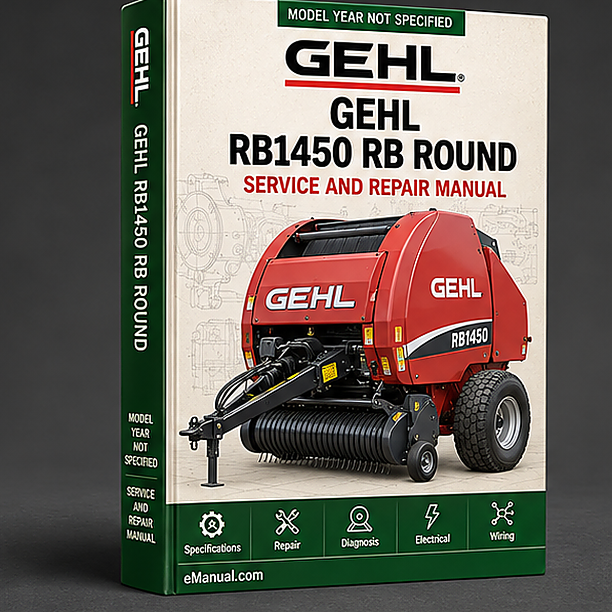 GEHL RB1450 RB 1450 ROUND BALER Parts PART IPL Manual