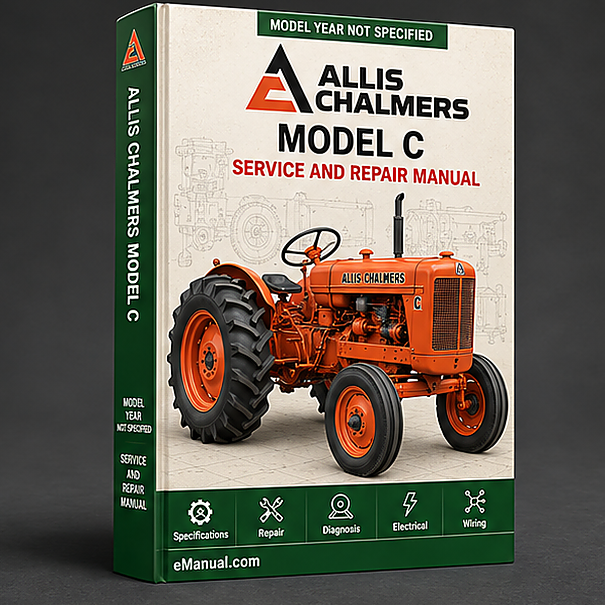 Allis Chalmers Model C Tractor WSM Service Manual Repair