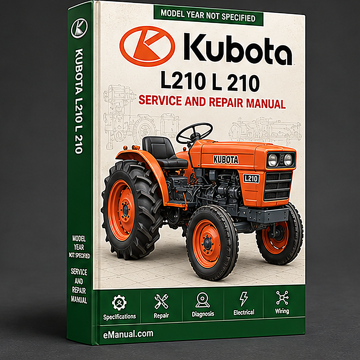 KUBOTA L210 L 210 Tractor Workshop Service Repair Manual