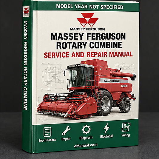 Massey Ferguson 9895 Rotary Combine Workshop Service Manual