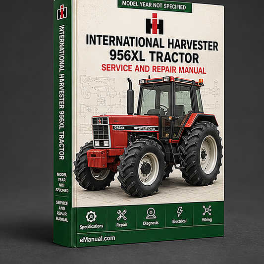 International Harvester 956XL Tractor Service Repair Manual