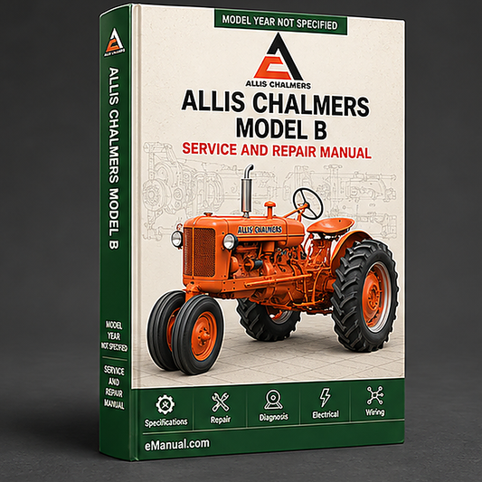 Allis Chalmers Model B Tractor Service Repair Manual