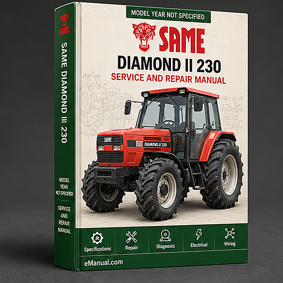 Same Diamond II 230 260 Tractor Service Repair Workshop Manual