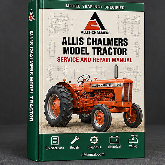 Allis Chalmers Model 7040 Tractor WSM Service Manual Repair