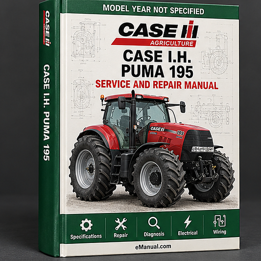 CASE I.H. PUMA 195 MULTICONTROLLER Tractor Service Repair Manual