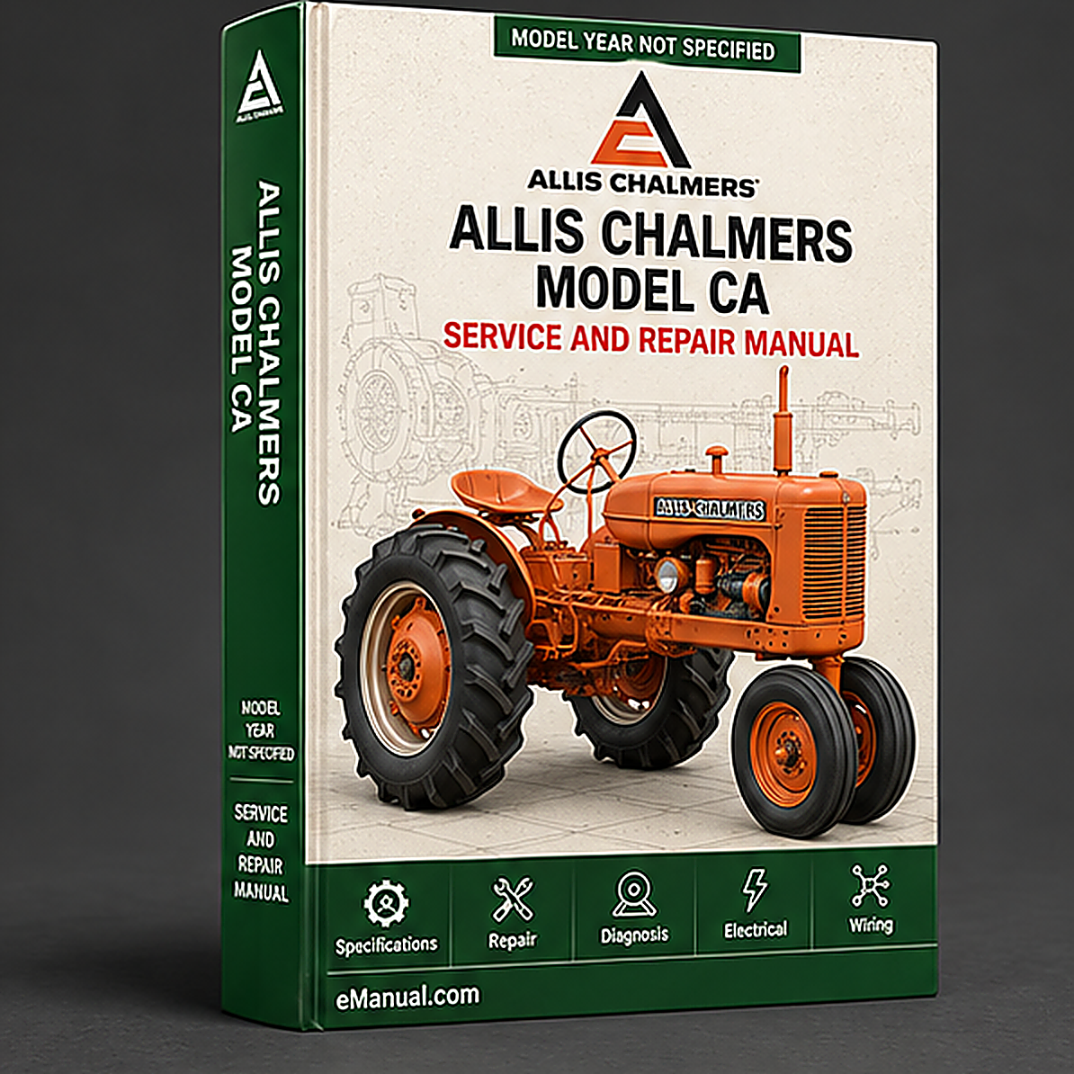 Allis Chalmers Model CA Tractor Service Repair Manual