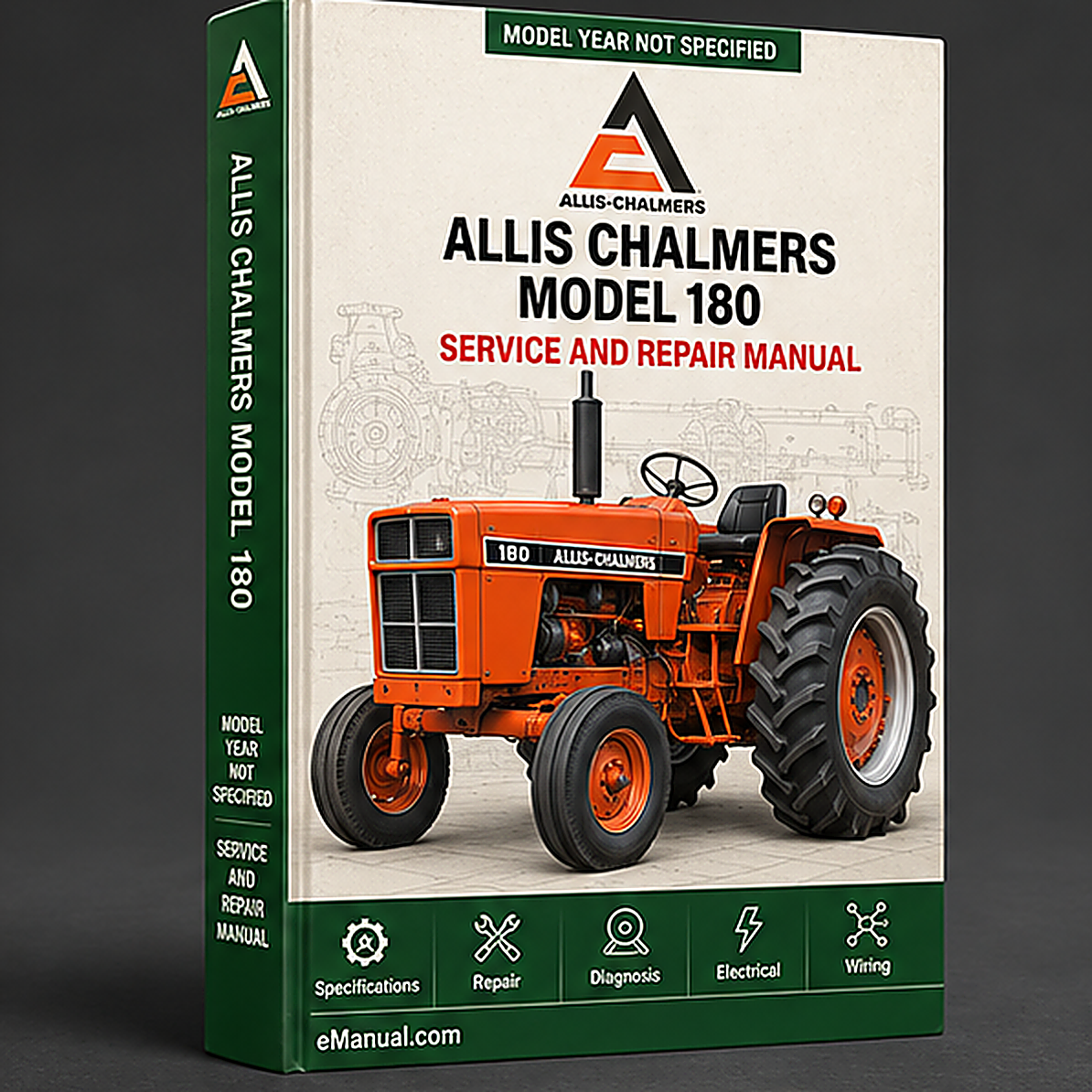 Allis Chalmers Model 180 Tractor All Service Repair Manual