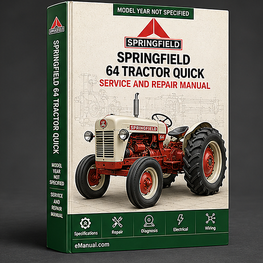 Springfield 64 tractor parts Manual quick manufacturing