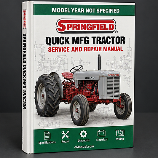 Springfield quick mfg tractor 62 series parts Manual