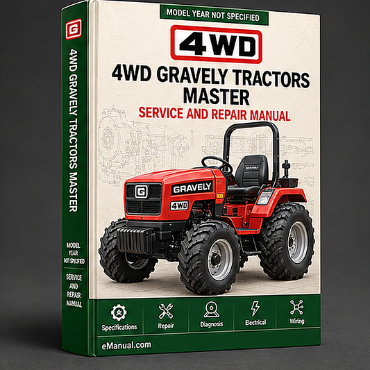 4WD GRAVELY TRACTORS MASTER Parts & Service Manual