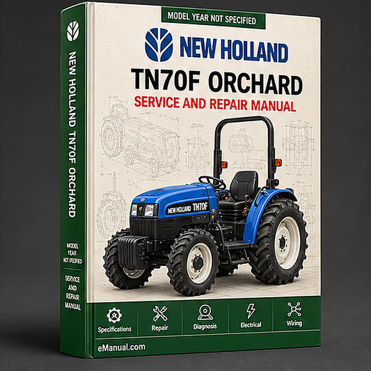 NEW Holland TN70F ORCHARD Tractor MASTER ILLUSTRATED Parts List Manual BOOK
