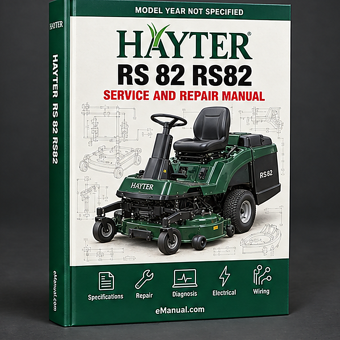 HAYTER RS 82 RS82 Heritage Ride-On 6 Speed RIDE SIT ON MINI Tractor Parts Manual