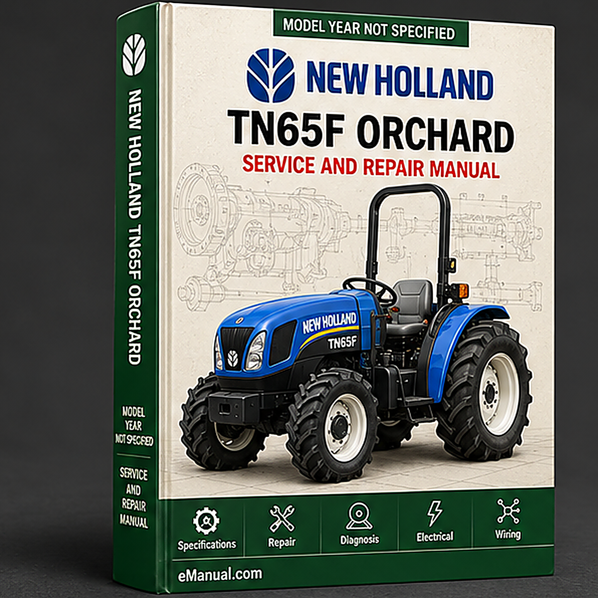 NEW Holland TN65F ORCHARD Tractor MASTER ILLUSTRATED Parts List Manual BOOK