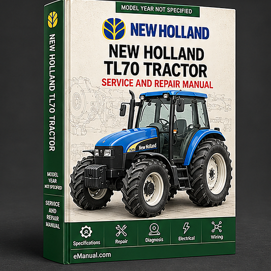 NEW Holland TL70 Tractor MASTER ILLUSTRATED Parts List Manual BOOK