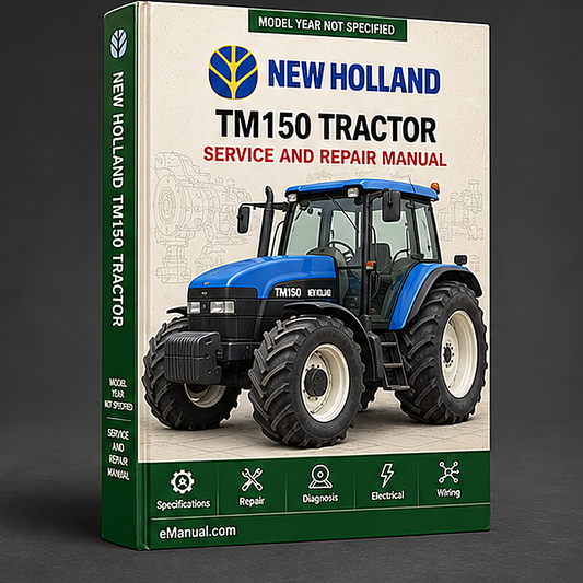 NEW Holland TM150 Tractor MASTER ILLUSTRATED Parts List Manual BOOK