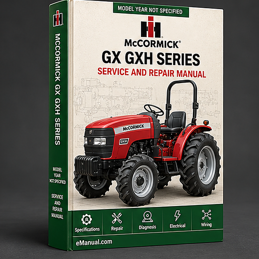 MCCORMICK GX GXH Series Tractor Workshop Repair Manual