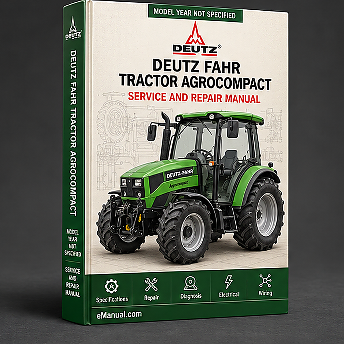 DEUTZ FAHR Tractor AGROCOMPACT F60 F70 F80 F90 Manual