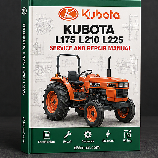 KUBOTA L175 L210 L225 L225dt L260 tractor Workshop Service Repair Manual