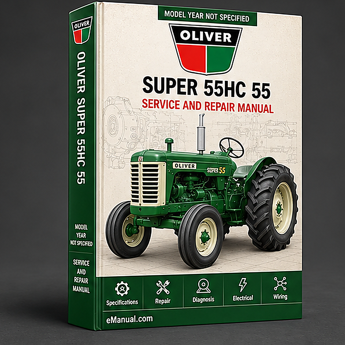 Oliver Super 55HC 55 550 HC Tractor Service Manual