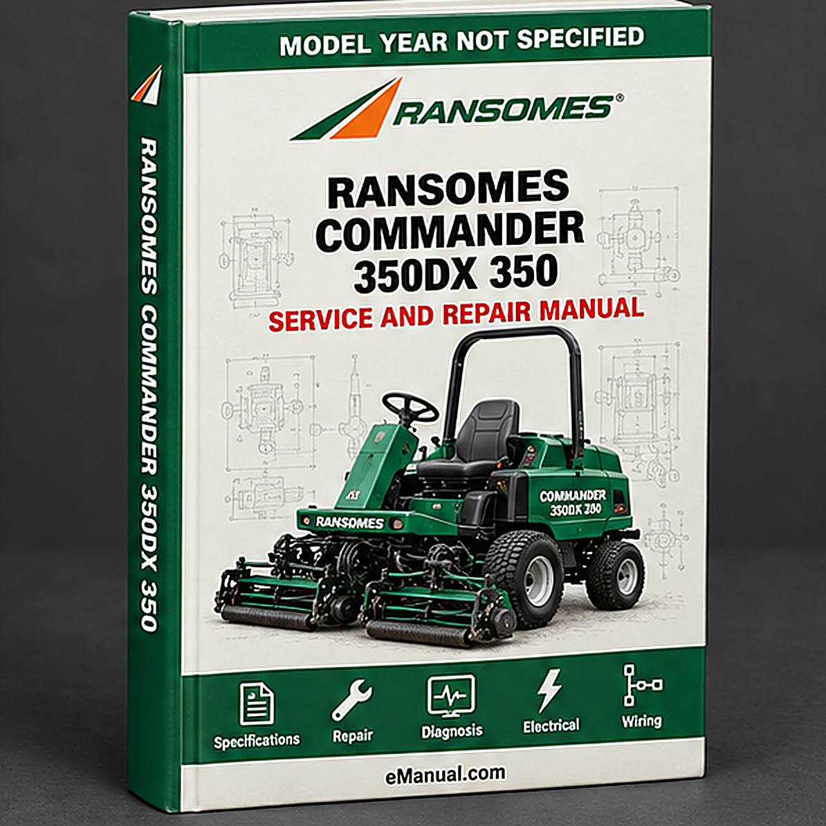RANSOMES CommandER 350DX 350 DX Tractor Parts PART Manual