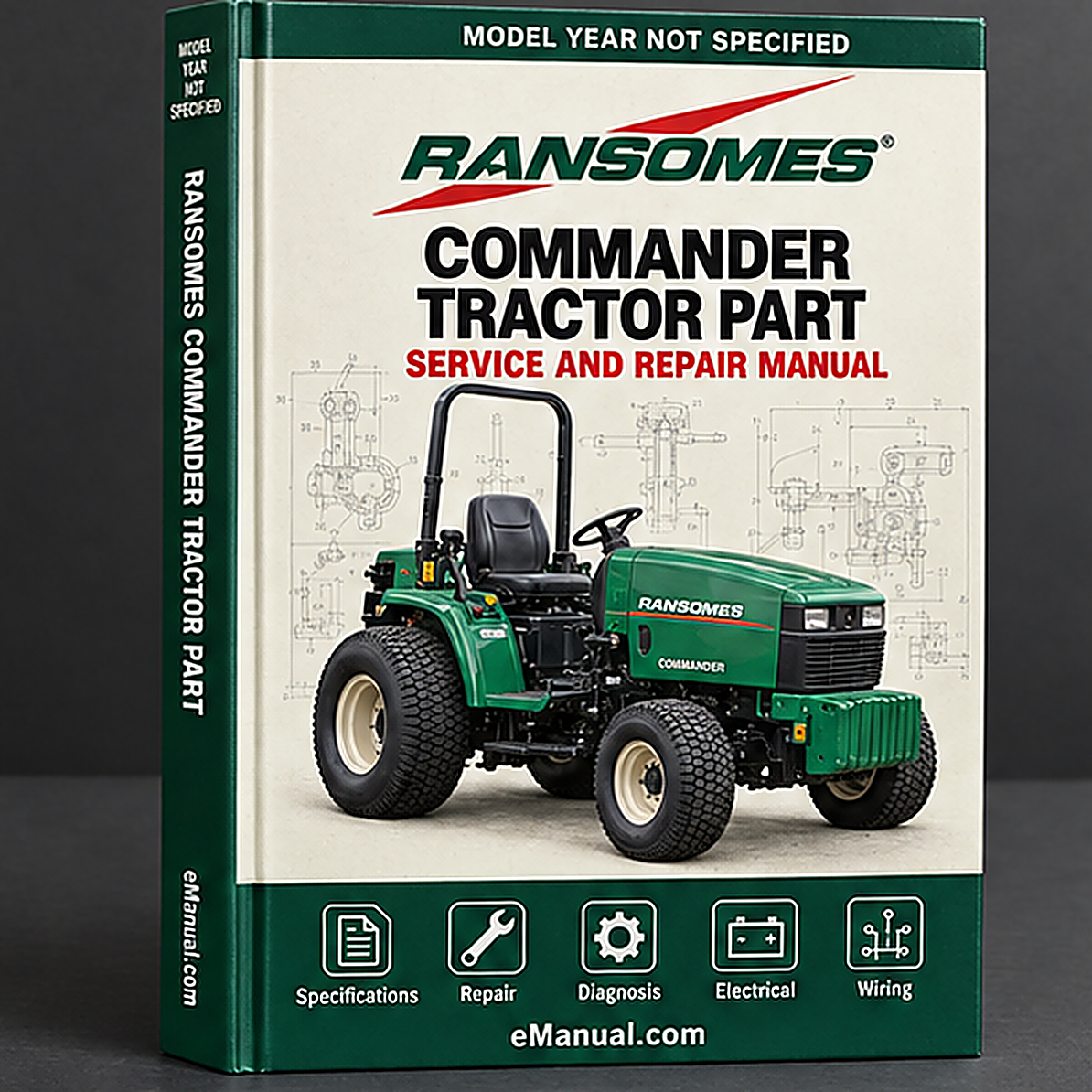 RANSOMES CommandER 3510 Tractor Parts PART Manual