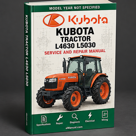 KUBOTA Tractor L4630 L5030 Workshop Service Repair Manual