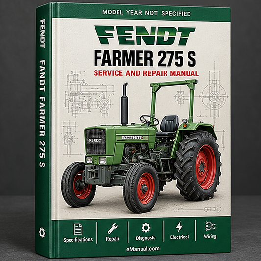 Fendt Farmer 275 S 275S Parts Catalog