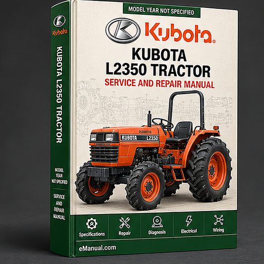 Kubota L2350 Tractor Workshop Service Repair Manual