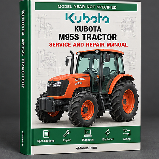Kubota M95s Tractor Workshop Service Repair Manual