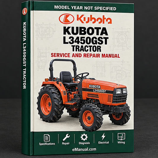 Kubota L3450GST Tractor Workshop Repair Service Manual
