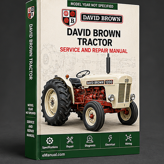 David Brown 1390 Tractor Workshop Service Repair Manual