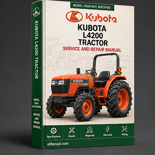 Kubota L4200 Tractor Factory Service Repair Manual