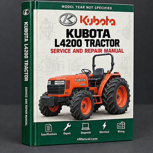 Kubota L4200 Tractor Service Repair Workshop Manual