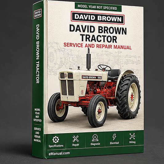 David Brown 1394 Tractor Repair Service Manual