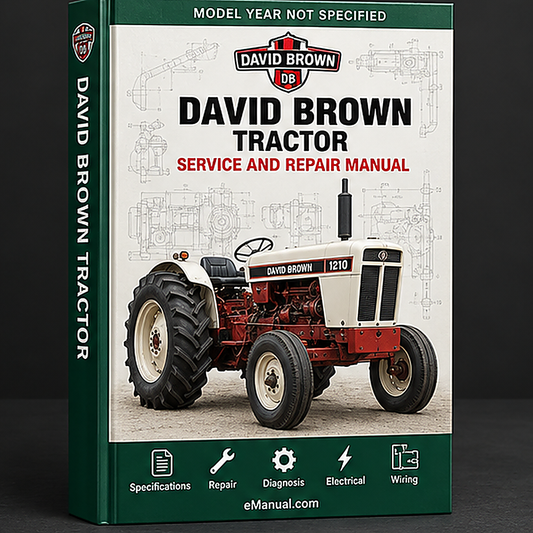 David Brown 1190 Tractor Repair Service Manual