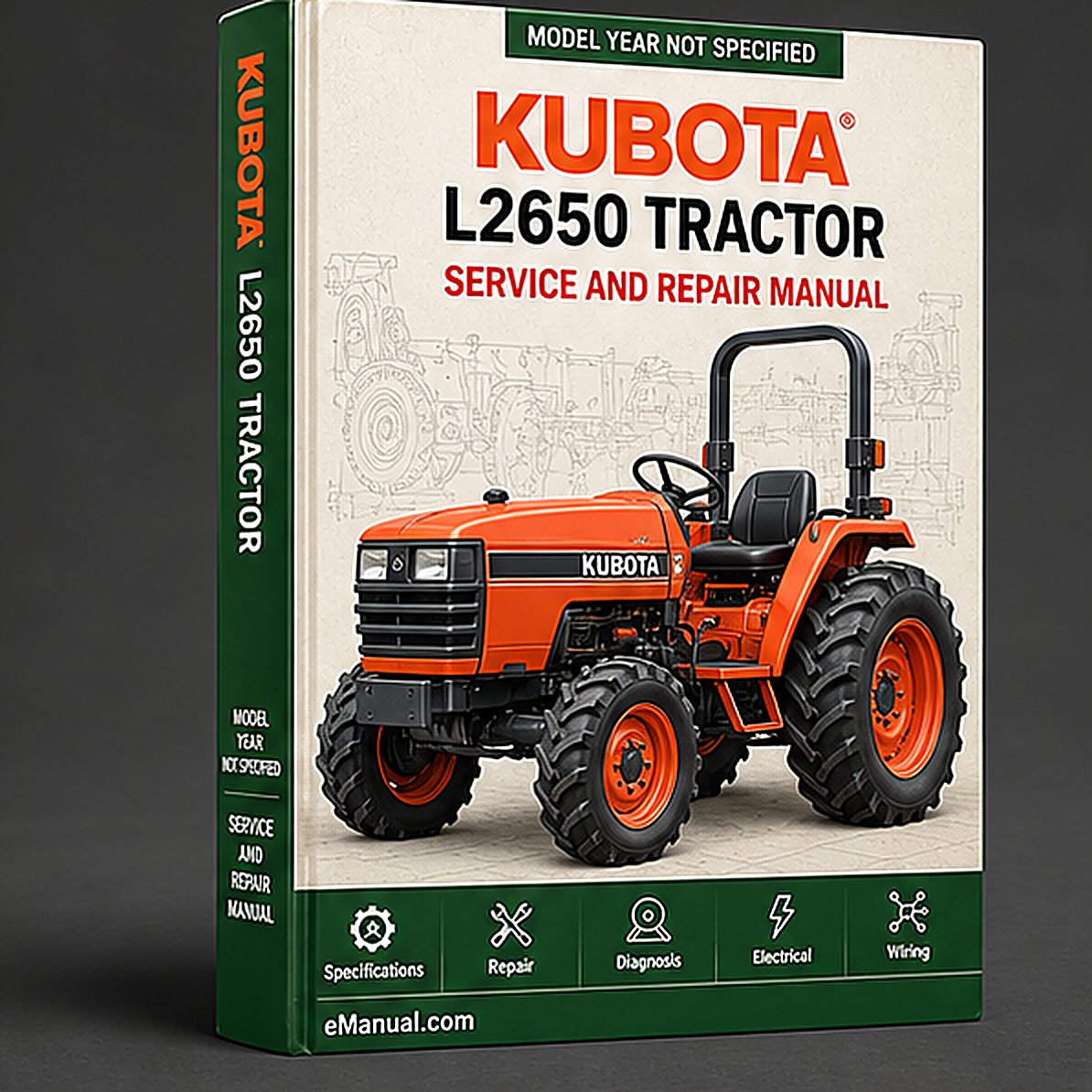 Kubota L2650 Tractor Service Repair Workshop Manual