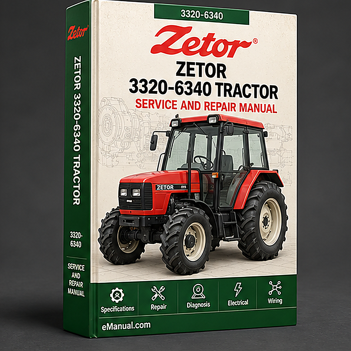 Zetor 3320-6340 Tractor Repair Service Manual