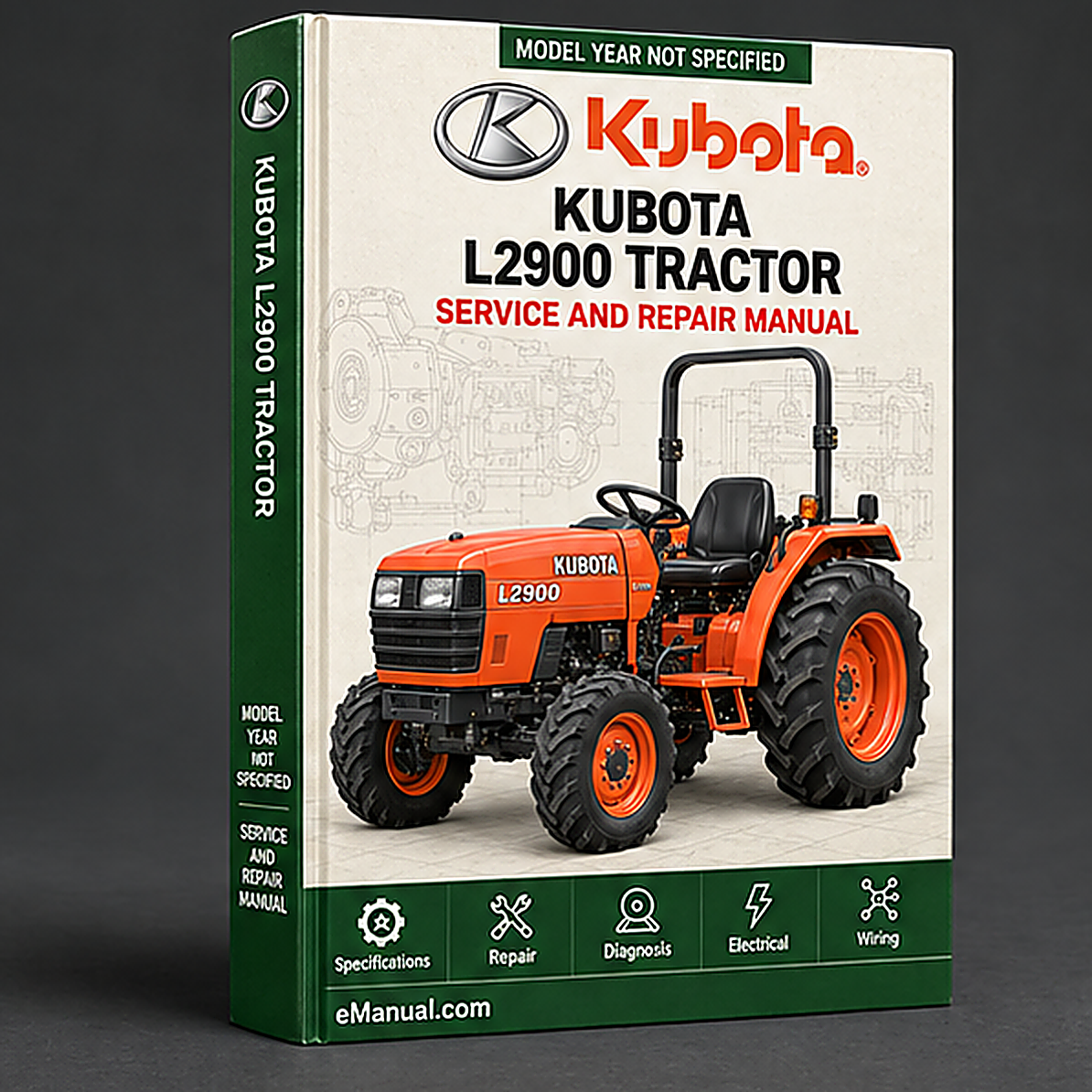 Kubota L2900 Tractor Service Repair Workshop Manual